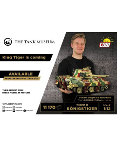 Cobi 2808 Tiger II K&ouml;nigstiger - 11170 deler