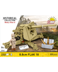 Cobi 3141 8.8cm Flak 18 (DAK) - 233 deler