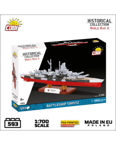Cobi 4853 Slagskipet Tirpitz - 600 deler