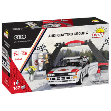Cobi 24666 Audi Quattro Group 4 (1981) - 165 deler