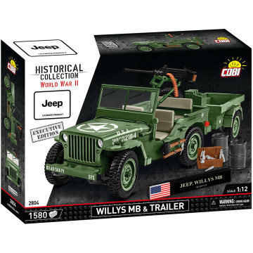 Cobi 2804 Willys MB Executive edition - 1510 deler