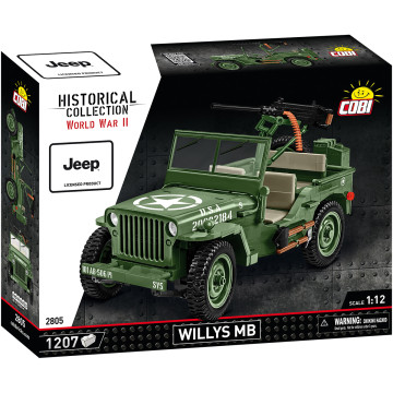 Cobi 2805 Willys MB & M2 Gun - 1150 deler