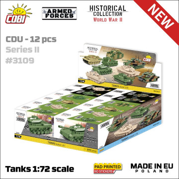 Cobi 3109 Disk display m/ 12 stk. Mini-Tanks