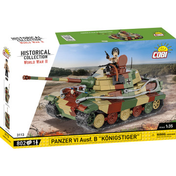Cobi 3113 Panzer VI Ausf.B Konigstiger - 802 deler