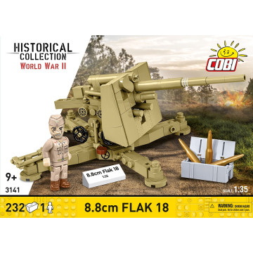 Cobi 3141 8.8cm Flak 18 (DAK) - 233 deler