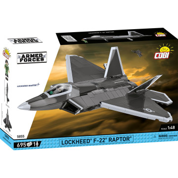 Cobi 5855 Lockheed Martin F-22 Raptor -658 deler