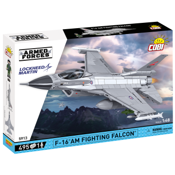Cobi 5913 Lockheed Martin F-16 Norsk utgave. 495 deler og en pilot