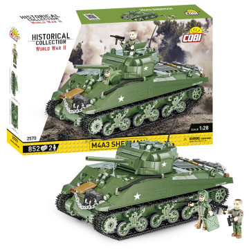 Cobi 2570 M4A3 Sherman - 852 deler