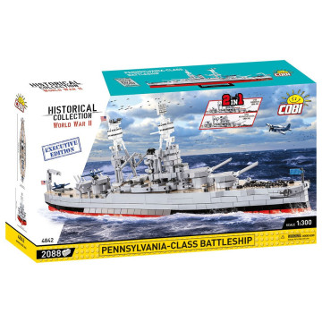 Cobi 4842 Battleship Pennsylvania class 2in1